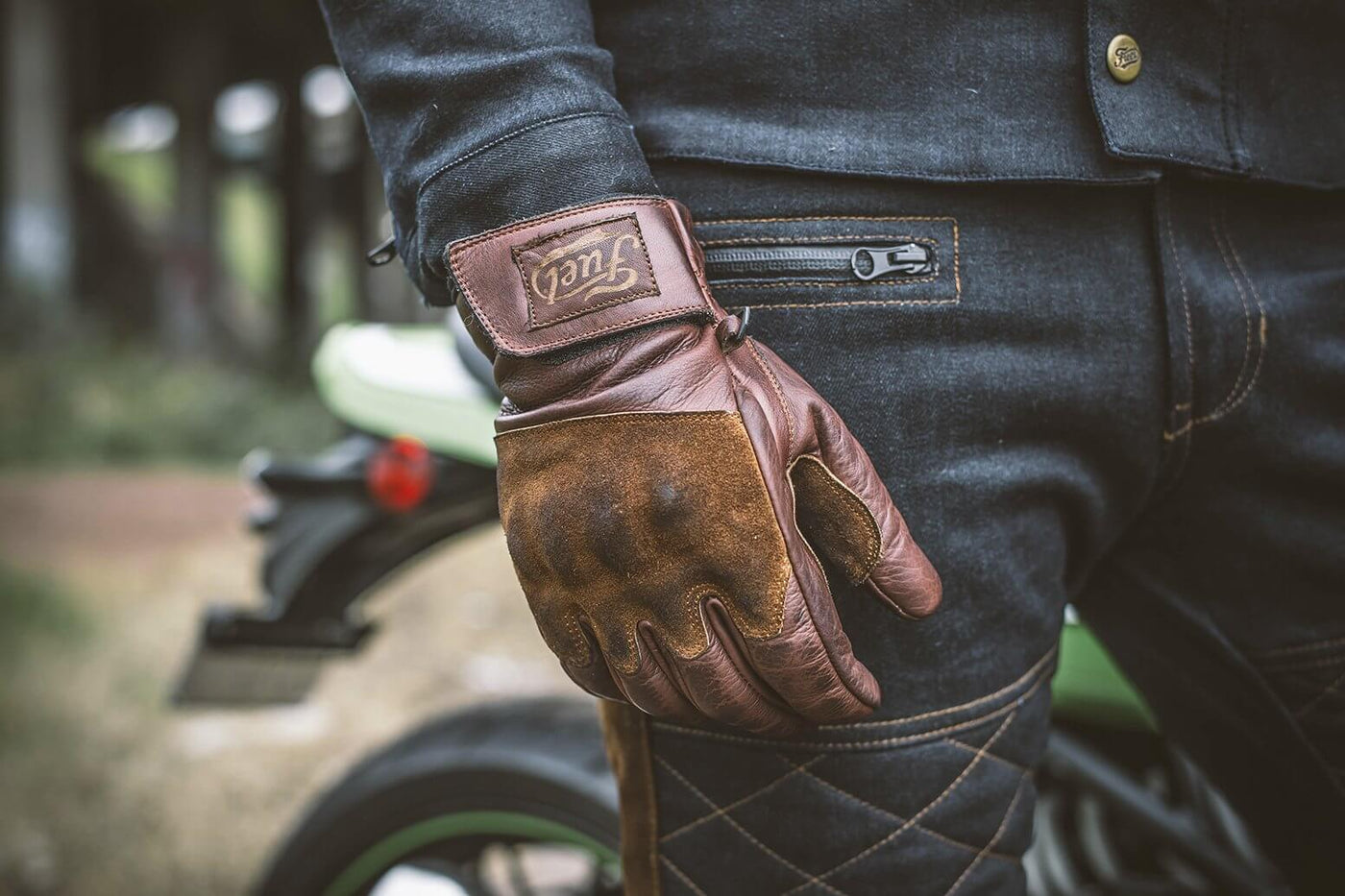 "RODEO" GLOVES BROWN